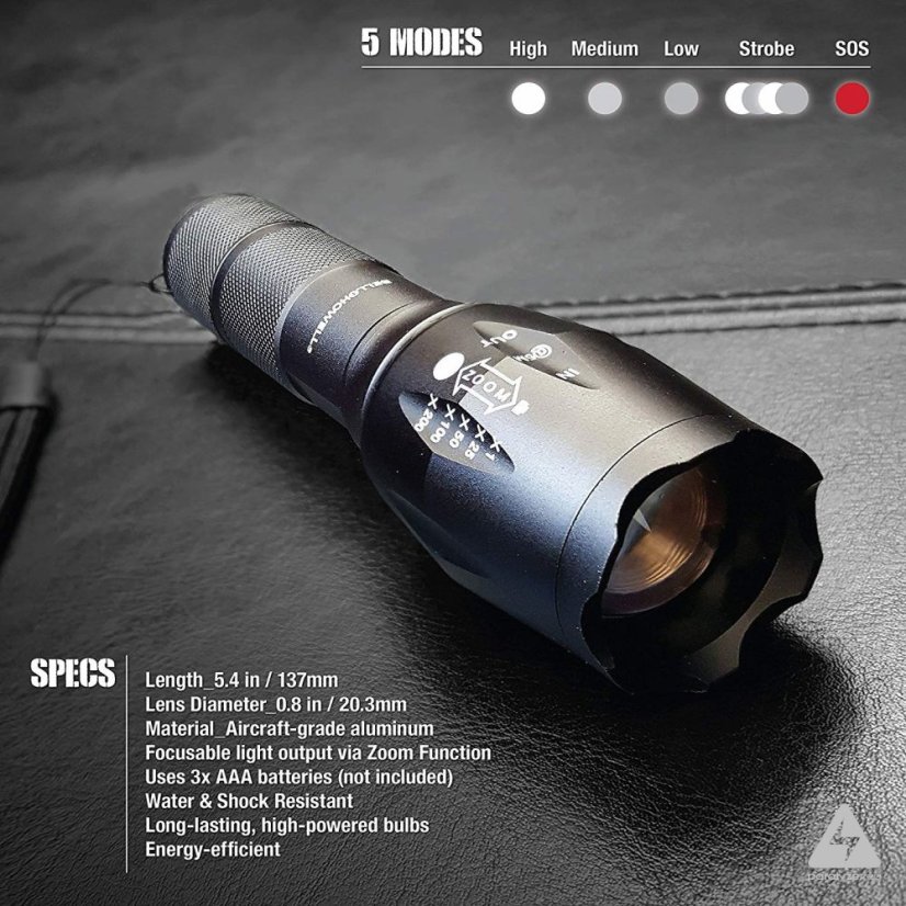 LED svítilna Bell & Howell TacLight