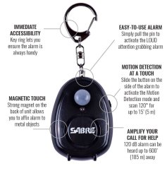 Osobní alarm SABRE - tyrkysový