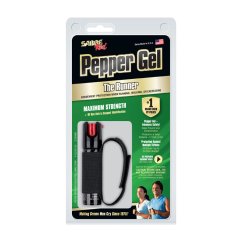 Obranný pepper sprej SABRE RED Runner pre bežcov - small clam - čierny