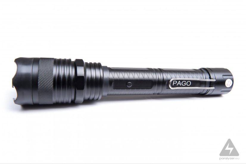 Paralyzér Securaptor Pago 10 miliónov voltov paralyzujúca baterka (čierna)
