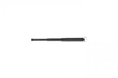 Teleskopický obušek PIRANHA 13" s kroužkem na klíče (černý)