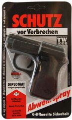 Obranný sprej TW1000 CS Fog pištoľ Diplomat 22ml