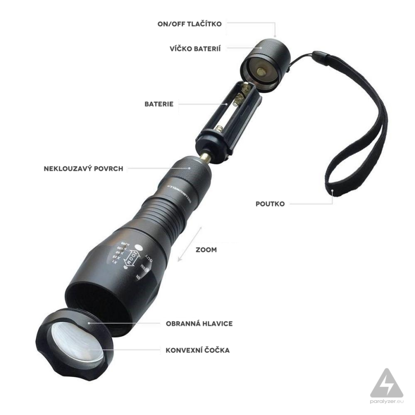 LED svítilna Bell & Howell TacLight